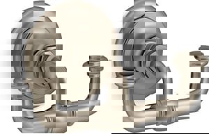 2 Robe Hook in Vibrant Brushed Bronze